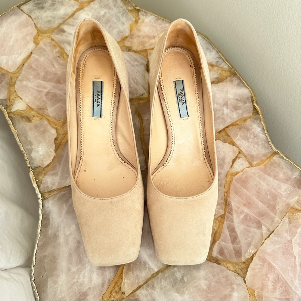 Prada Nude Beige Heels